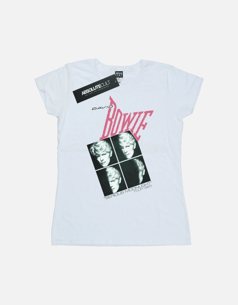 Womens/Ladies Serious Moonlight Tour 83 Cotton T-Shirt