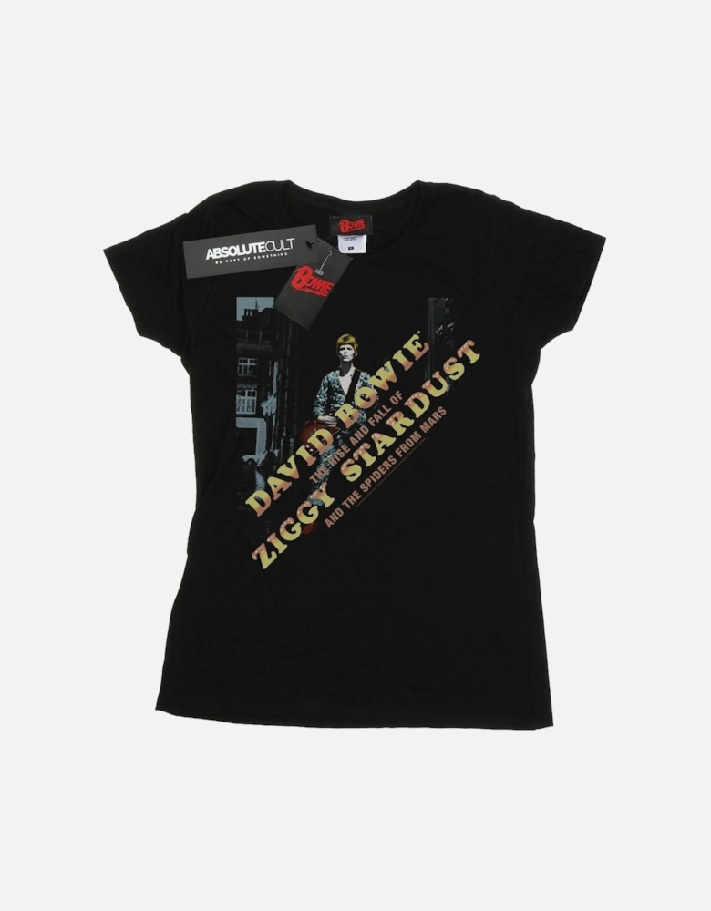 Womens/Ladies Ziggy Diagonal Cotton T-Shirt