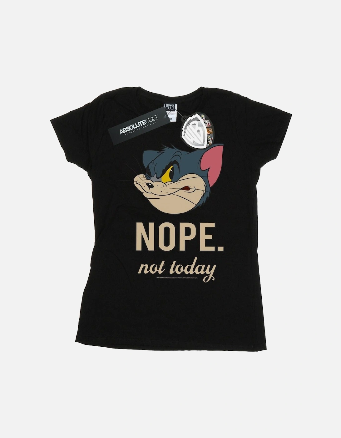 Tom And Jerry Womens/Ladies Nope Not Today Cotton T-Shirt, 4 of 3