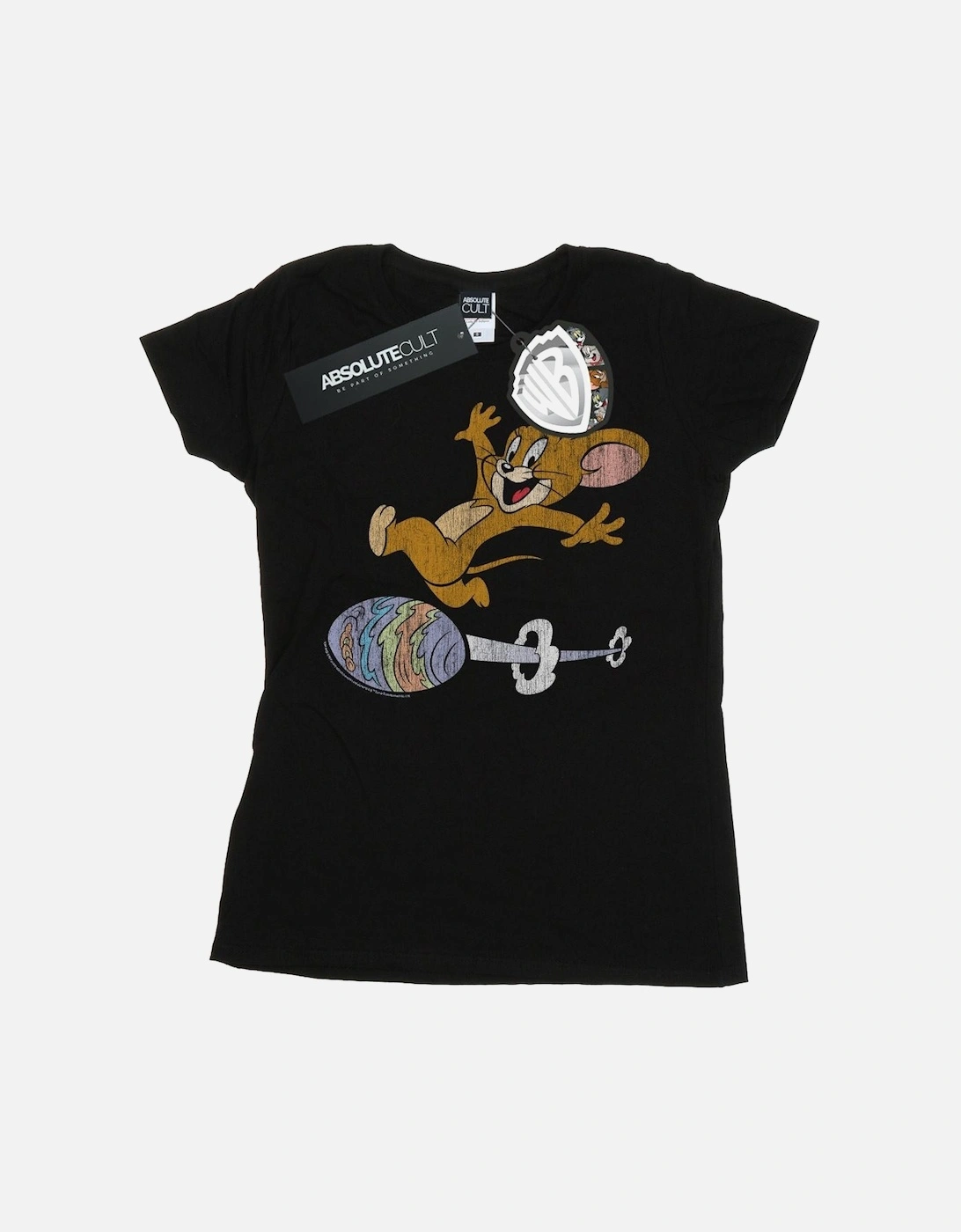 Tom And Jerry Womens/Ladies Egg Run Cotton T-Shirt, 4 of 3
