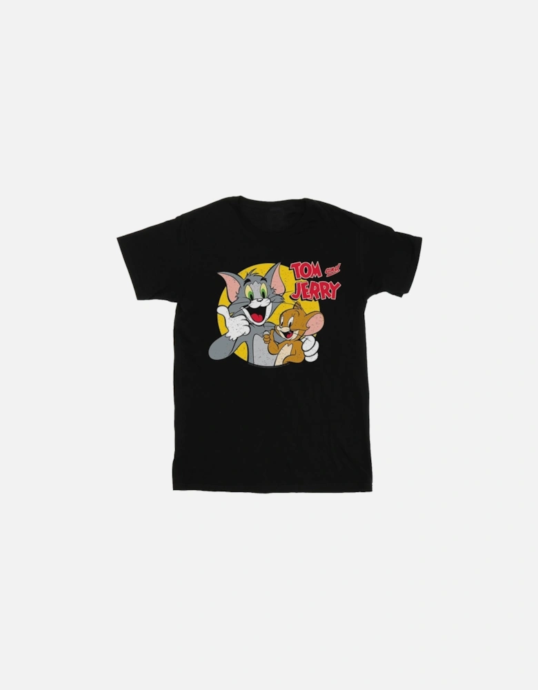 Tom And Jerry Girls Thumbs Up Cotton T-Shirt