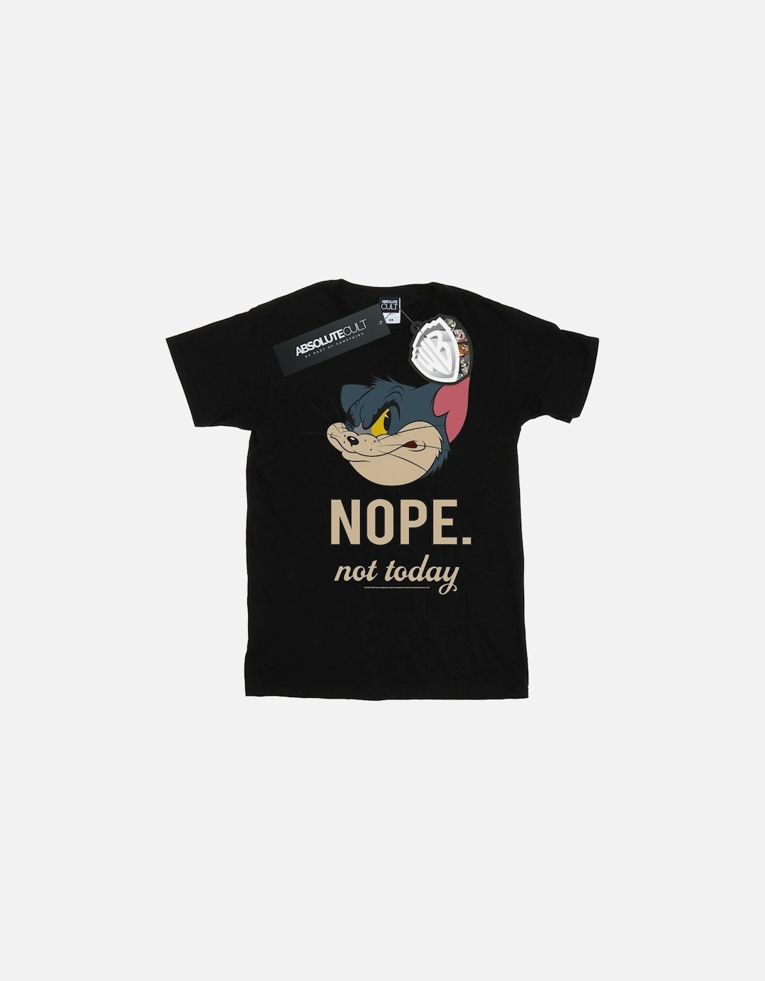 Tom And Jerry Girls Nope Not Today Cotton T-Shirt, 4 of 3