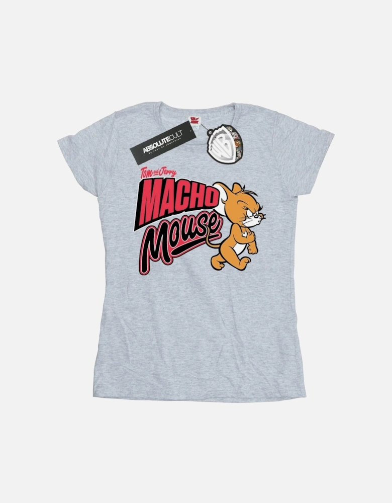 Tom And Jerry Womens/Ladies Macho Mouse Cotton T-Shirt