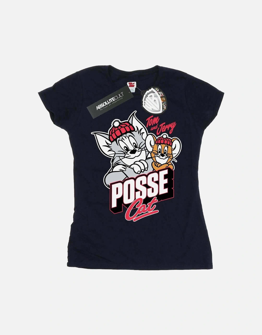 Tom And Jerry Womens/Ladies Posse Cat Cotton T-Shirt, 6 of 5