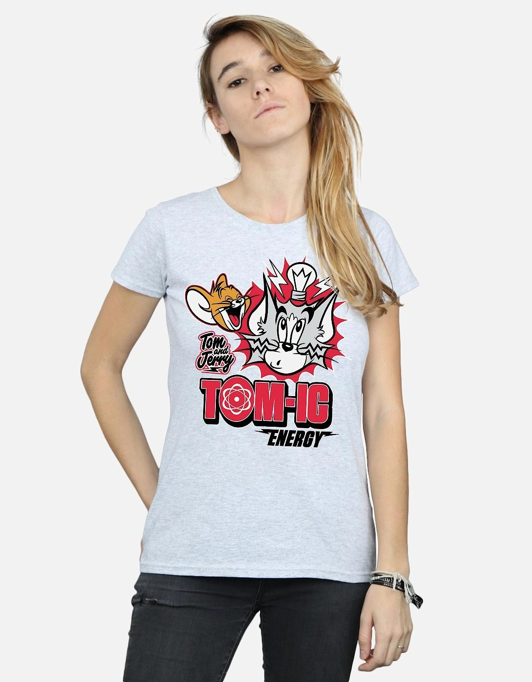 Tom And Jerry Womens/Ladies Tomic Energy Cotton T-Shirt