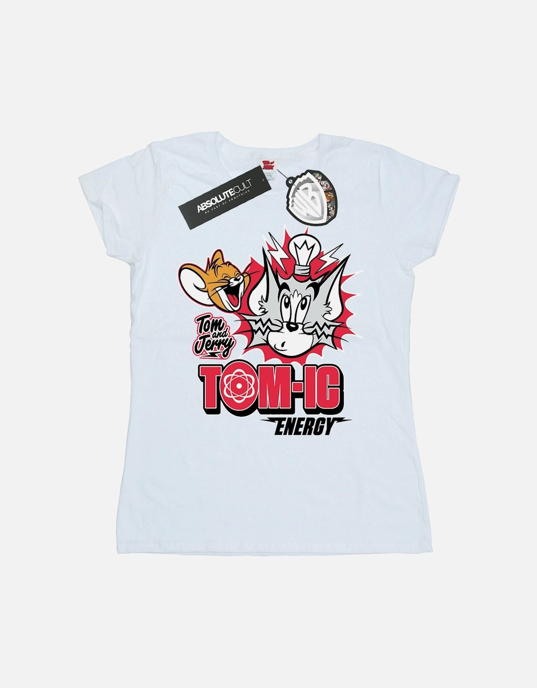 Tom And Jerry Womens/Ladies Tomic Energy Cotton T-Shirt, 6 of 5