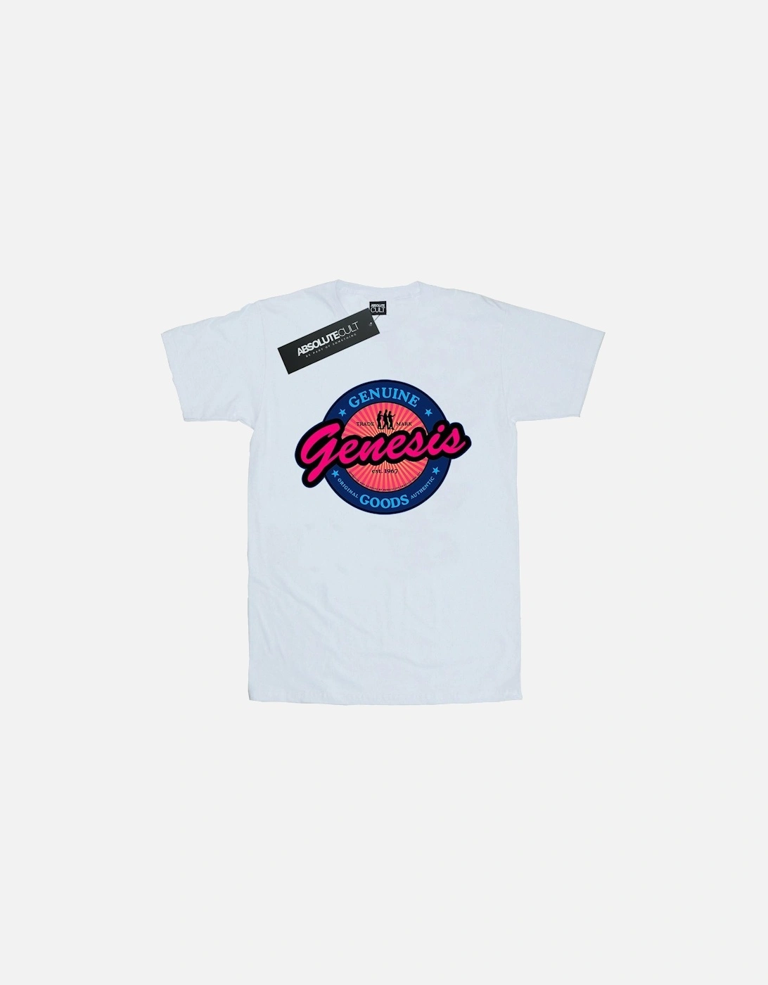 Womens/Ladies Neon Logo Cotton Boyfriend T-Shirt, 6 of 5