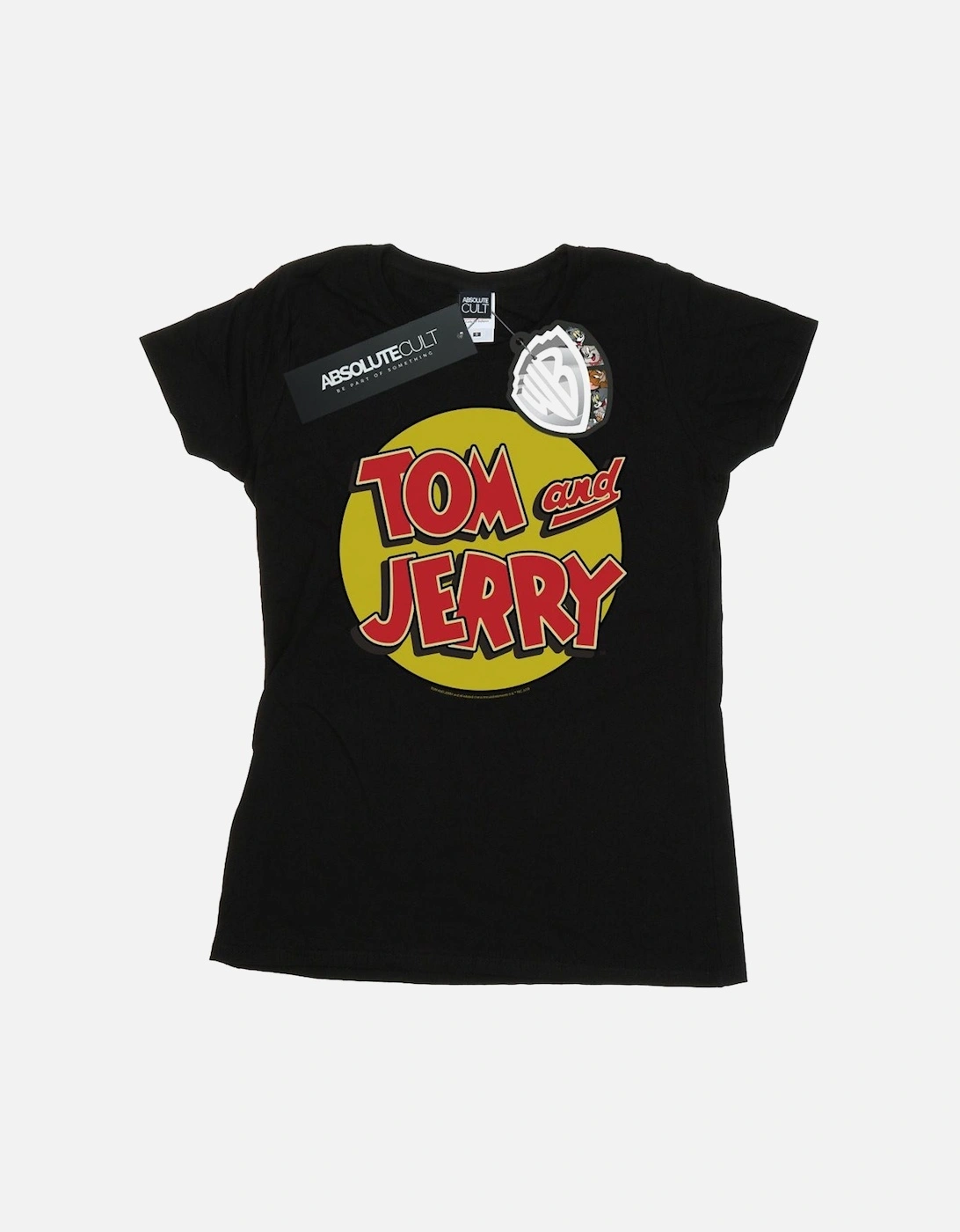 Tom And Jerry Womens/Ladies Circle Logo Cotton T-Shirt, 4 of 3
