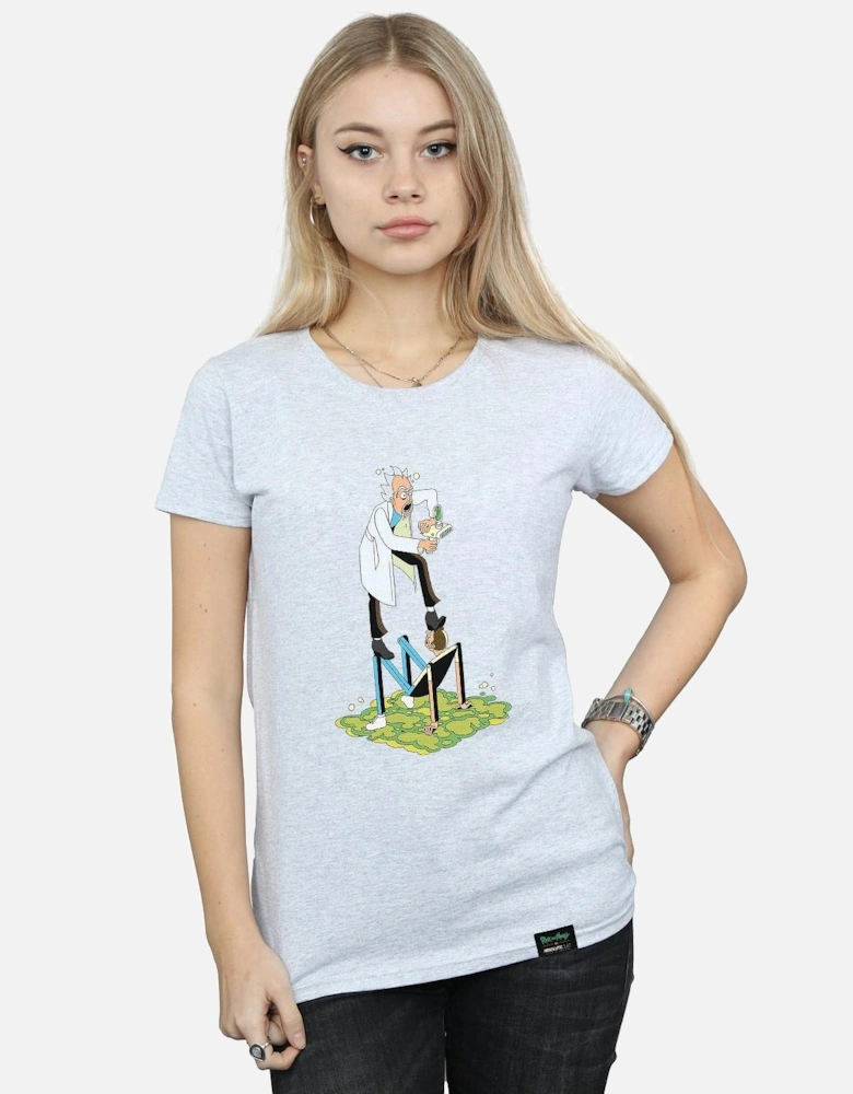 Womens/Ladies Stylised Characters Cotton T-Shirt