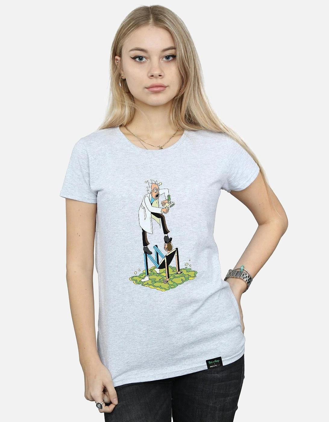 Womens/Ladies Stylised Characters Cotton T-Shirt