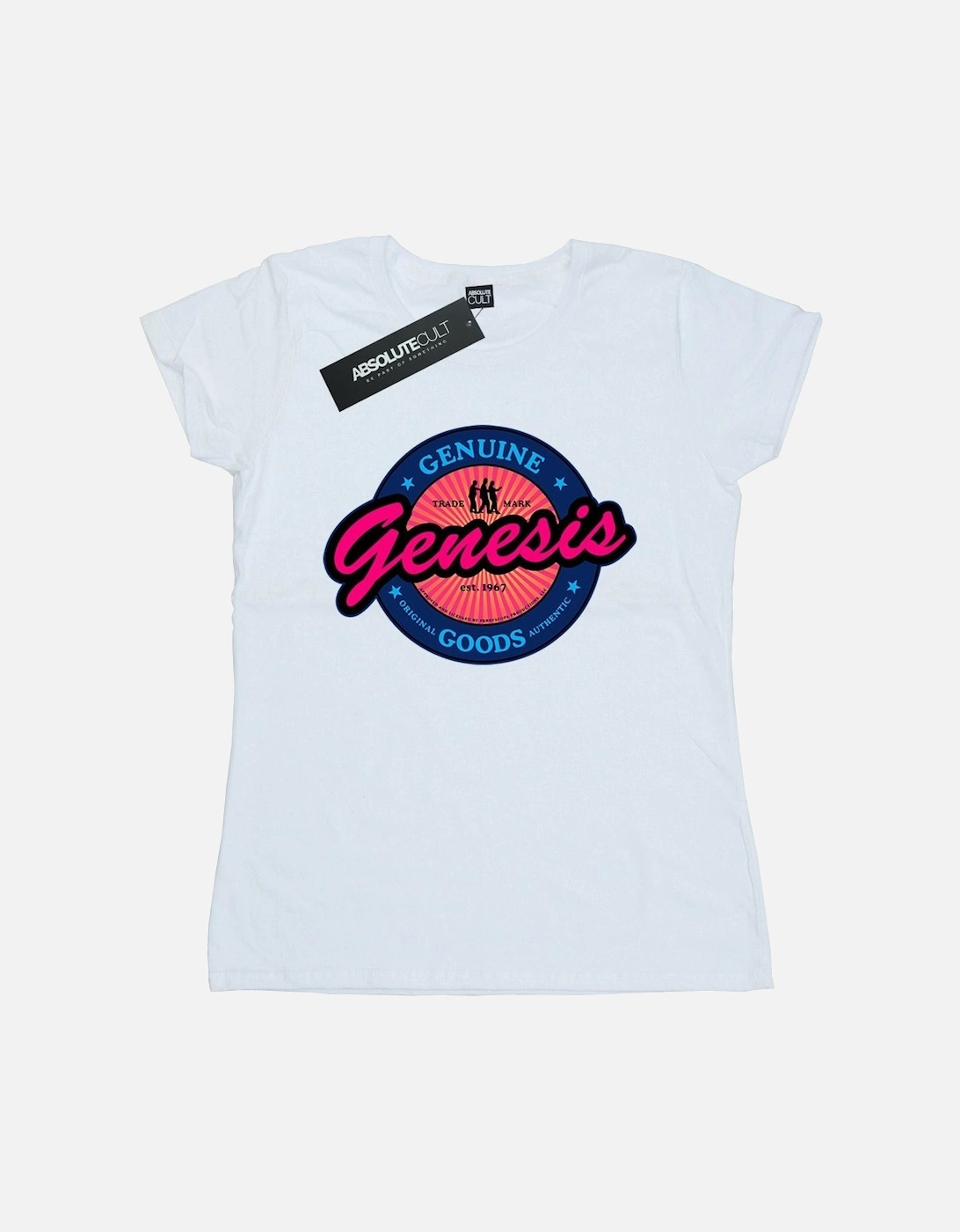 Womens/Ladies Neon Logo Cotton T-Shirt, 6 of 5