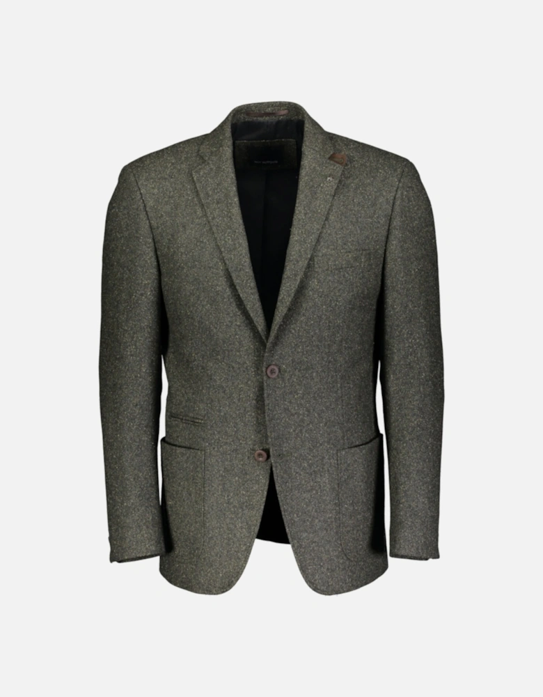 Reg Fit Tweed Jacket A301 Green