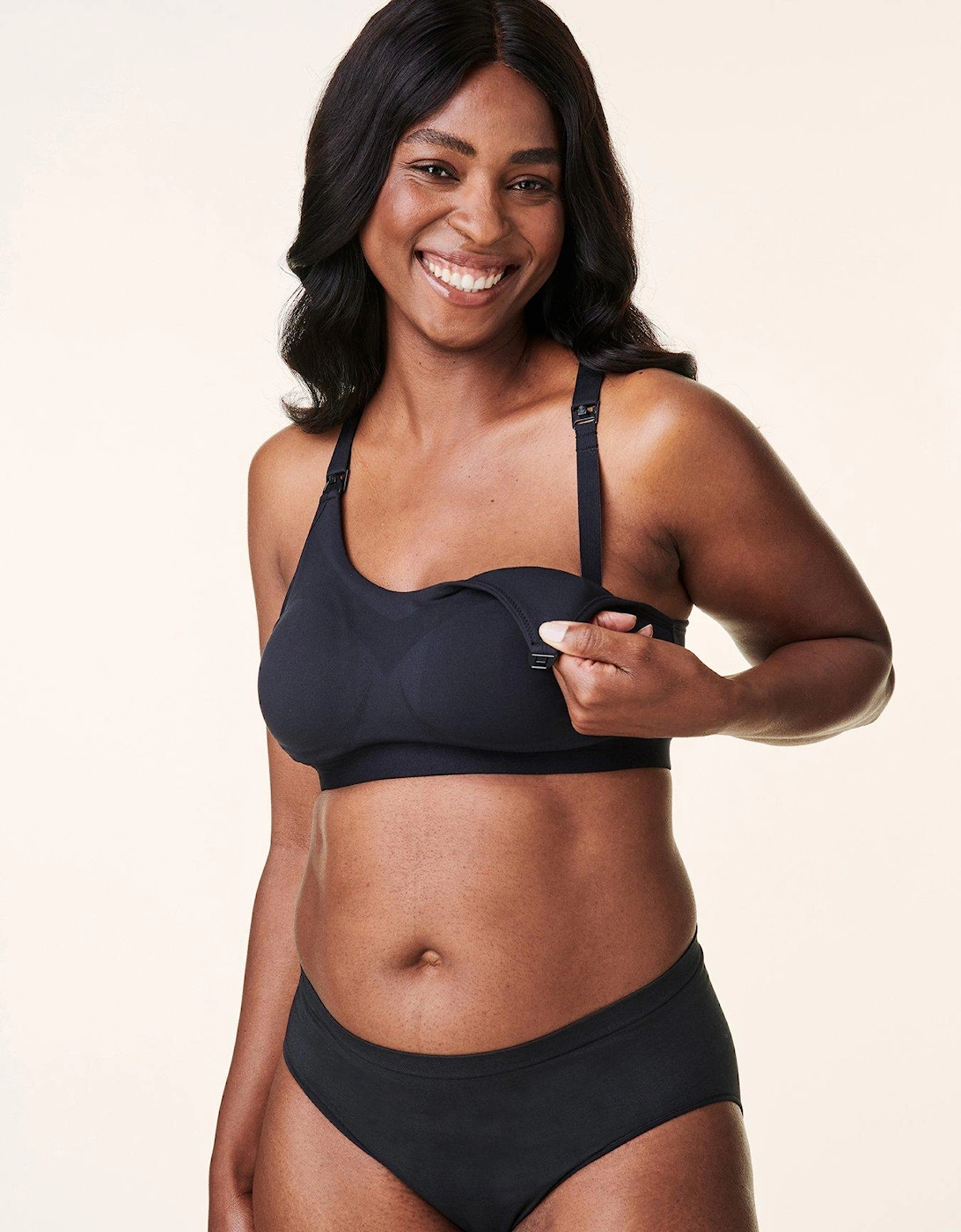 Tranquil Nursing Sports Bra - Black, 2 of 1