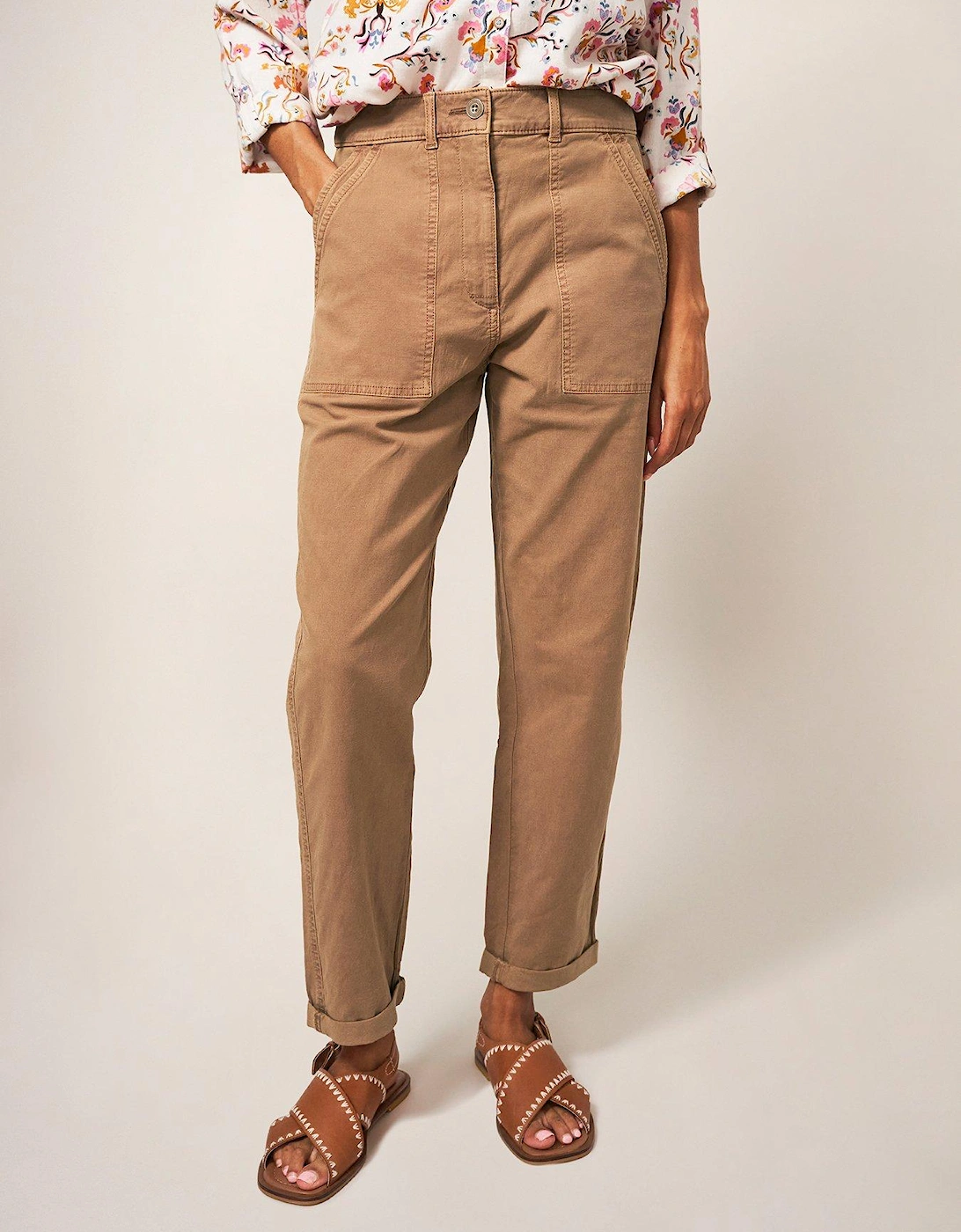 Twister Chino Trouser - Brown, 2 of 1