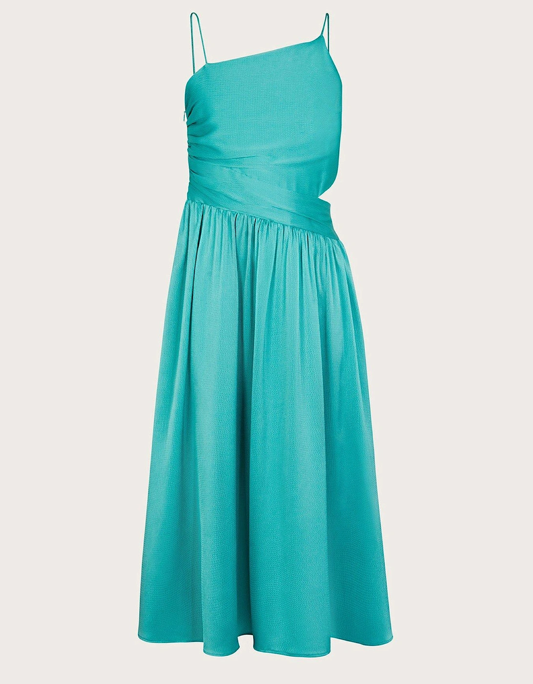 Girls Satin Cut Out Prom Dress - Green, 2 of 1