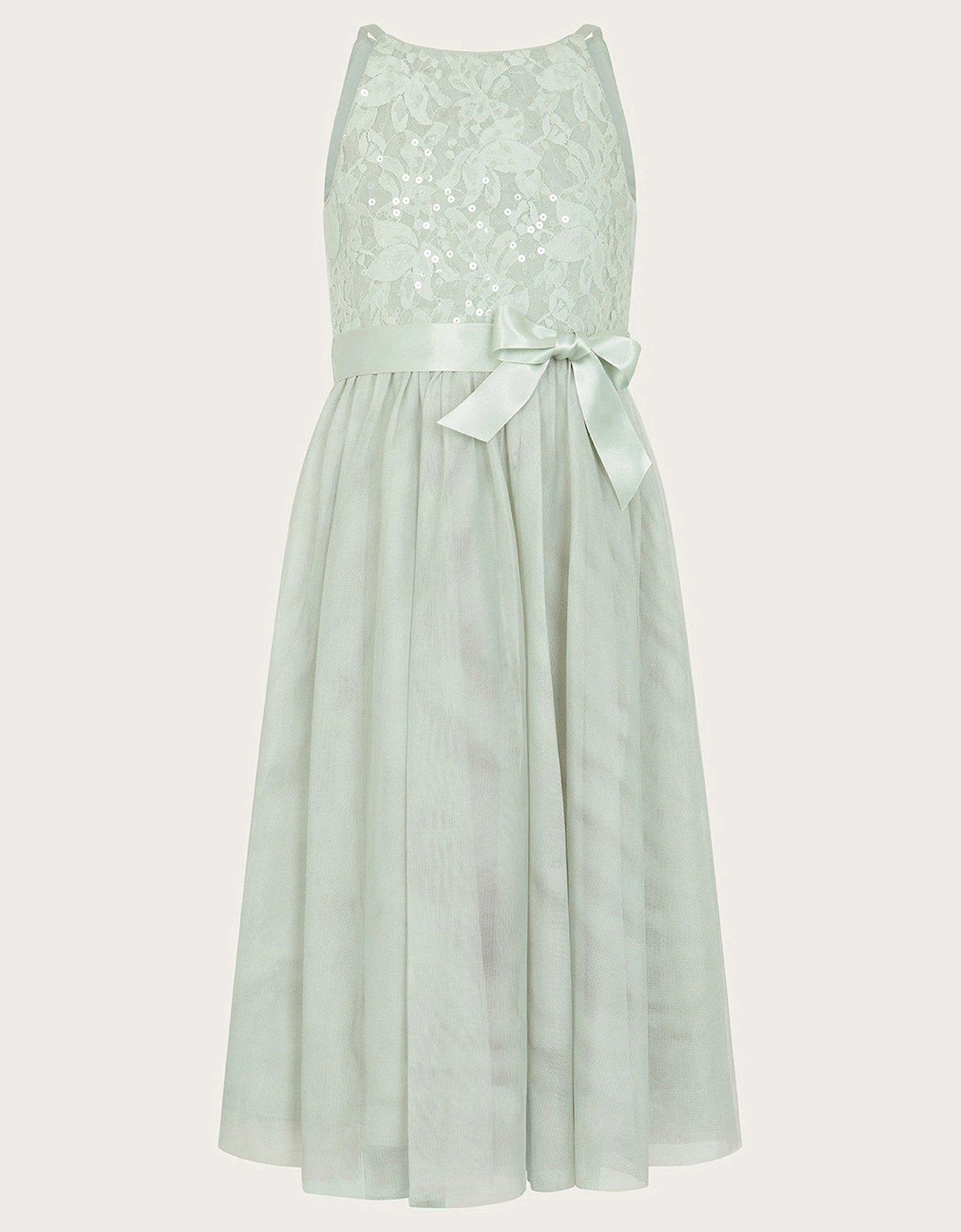 Girls Lacey Sequin Truth Dress - Sage, 2 of 1