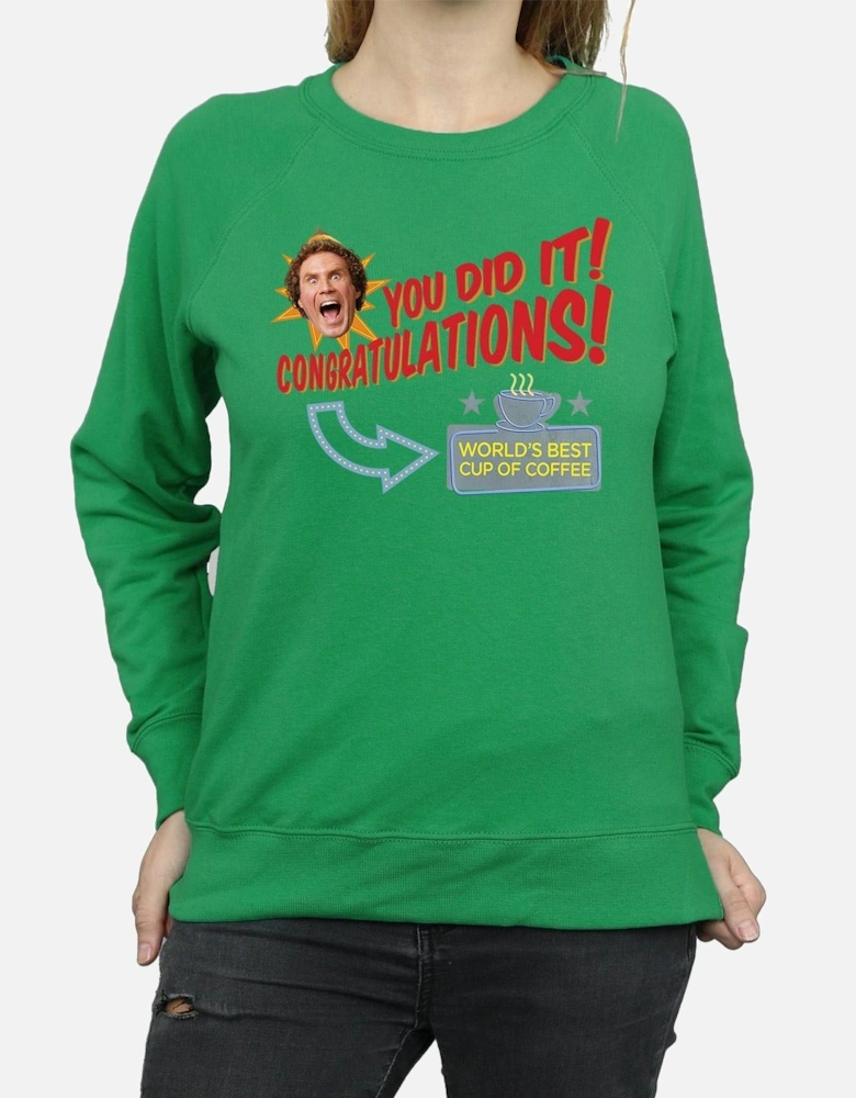 Womens/Ladies World?'s Best Coffee Sweatshirt