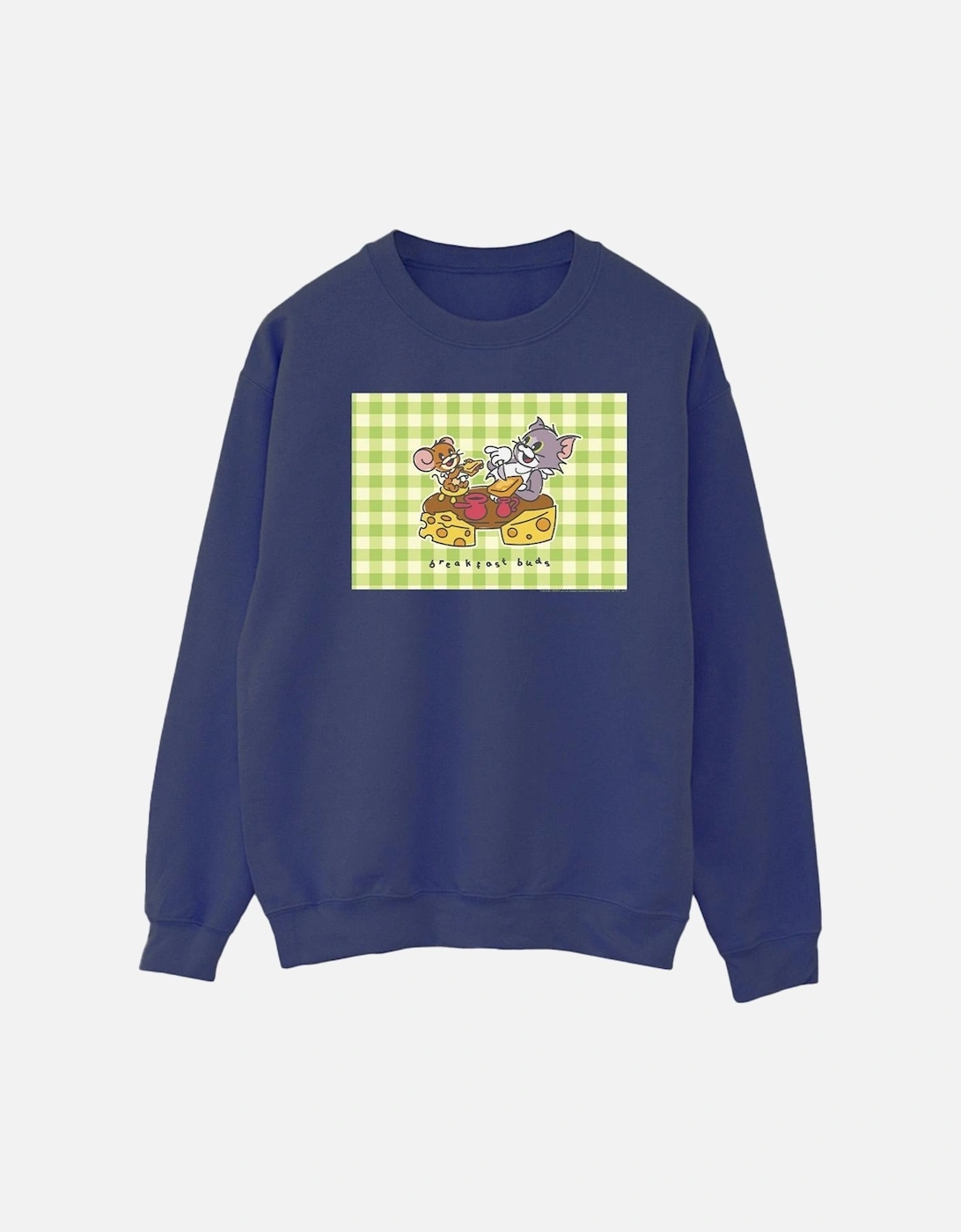 Tom And Jerry Mens Breakfast Buds Sweatshirt, 4 of 3
