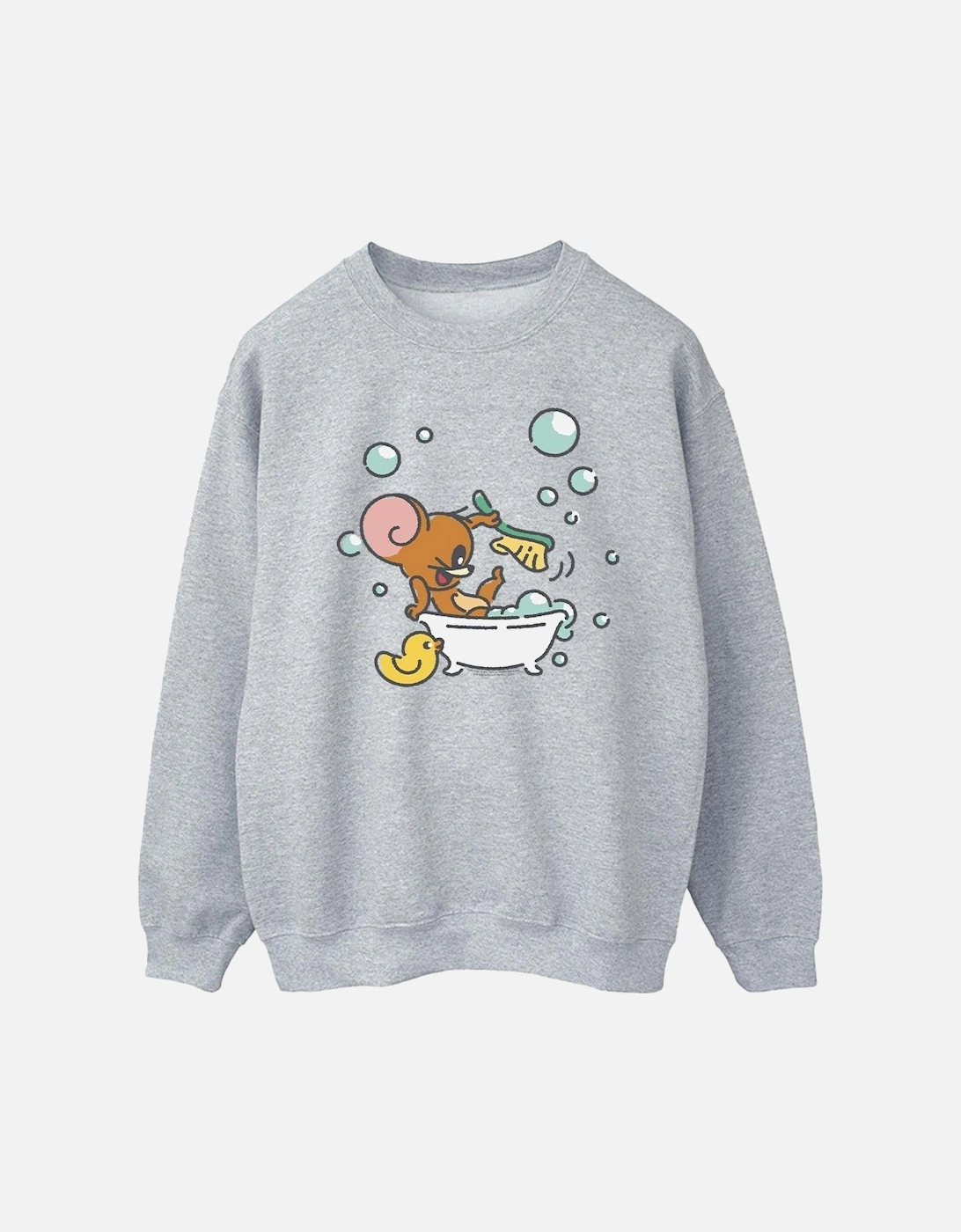 Tom And Jerry Mens Bath Time Sweatshirt, 4 of 3
