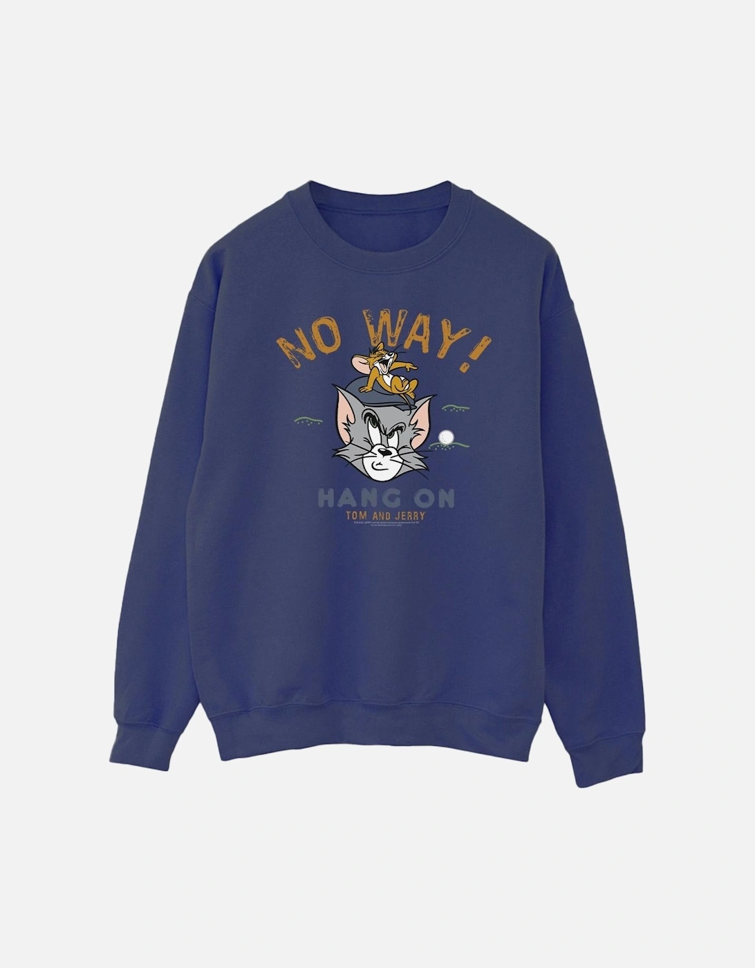 Tom And Jerry Mens Hang On Golf Sweatshirt, 4 of 3