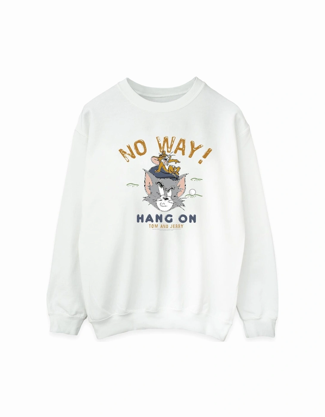 Tom And Jerry Mens Hang On Golf Sweatshirt, 4 of 3