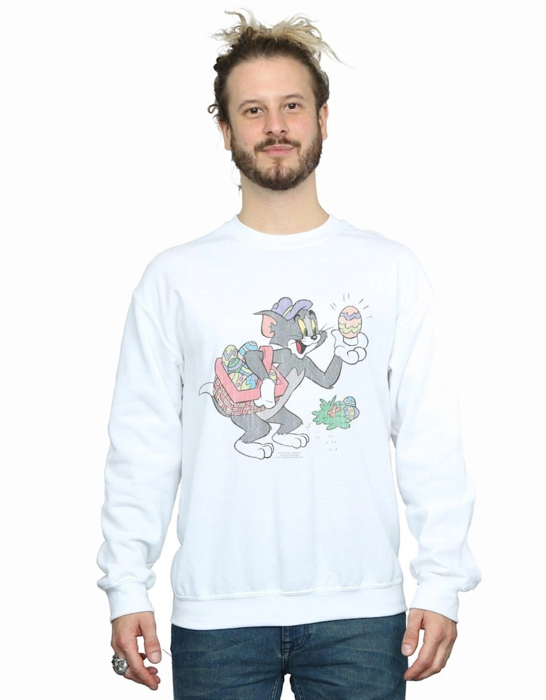 Tom And Jerry Mens Egg Hunt Sweatshirt