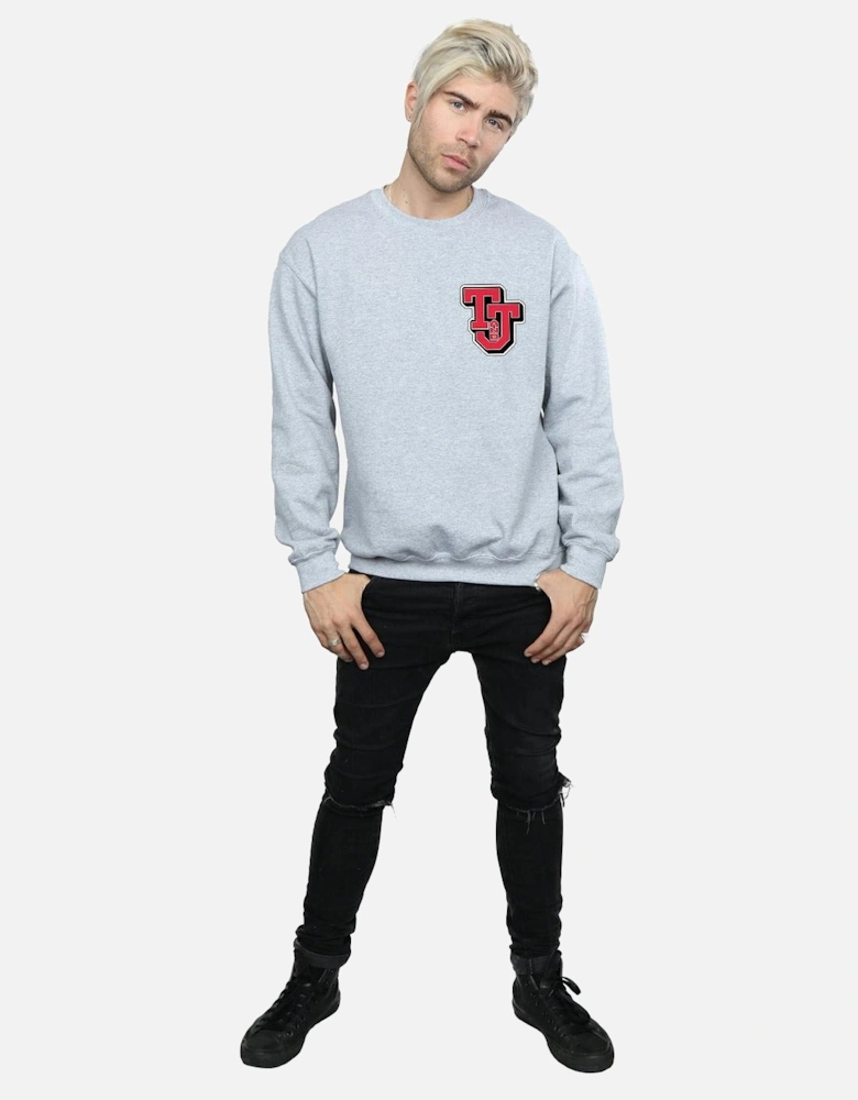 Tom And Jerry Mens Collegiate Logo Sweatshirt