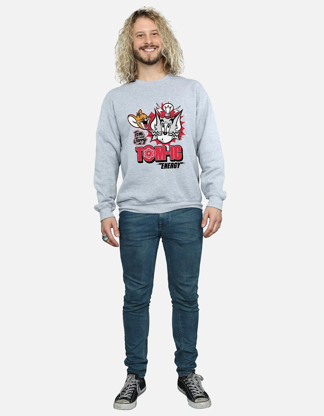 Tom And Jerry Mens Tomic Energy Sweatshirt