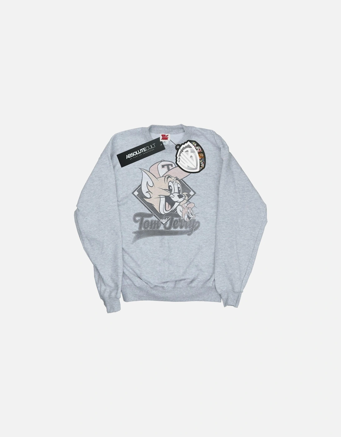 Tom And Jerry Mens Baseball Caps Sweatshirt, 6 of 5