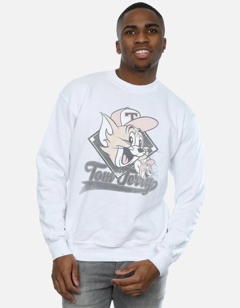 Tom And Jerry Mens Baseball Caps Sweatshirt