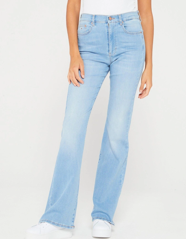 High Rise Flared Jeans - Blue