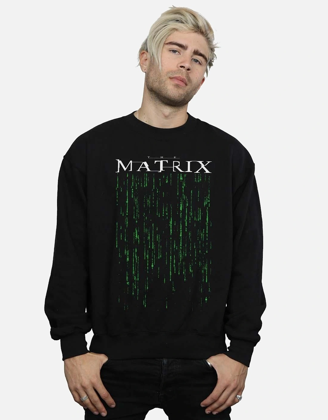 Mens Green Code Sweatshirt