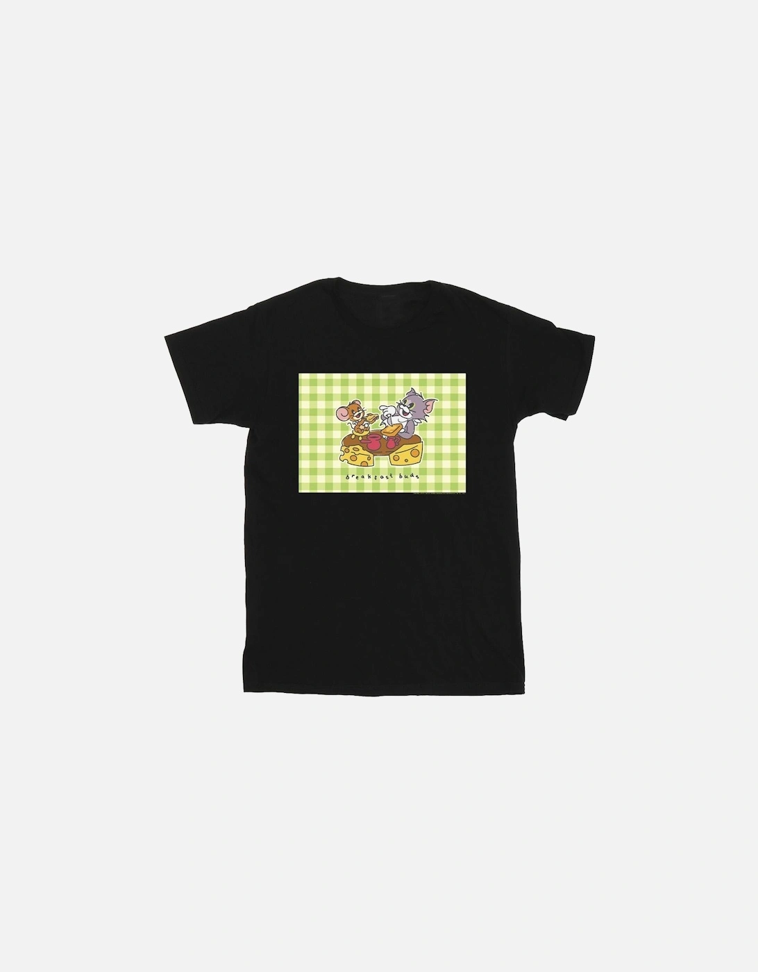 Tom And Jerry Mens Breakfast Buds T-Shirt, 4 of 3