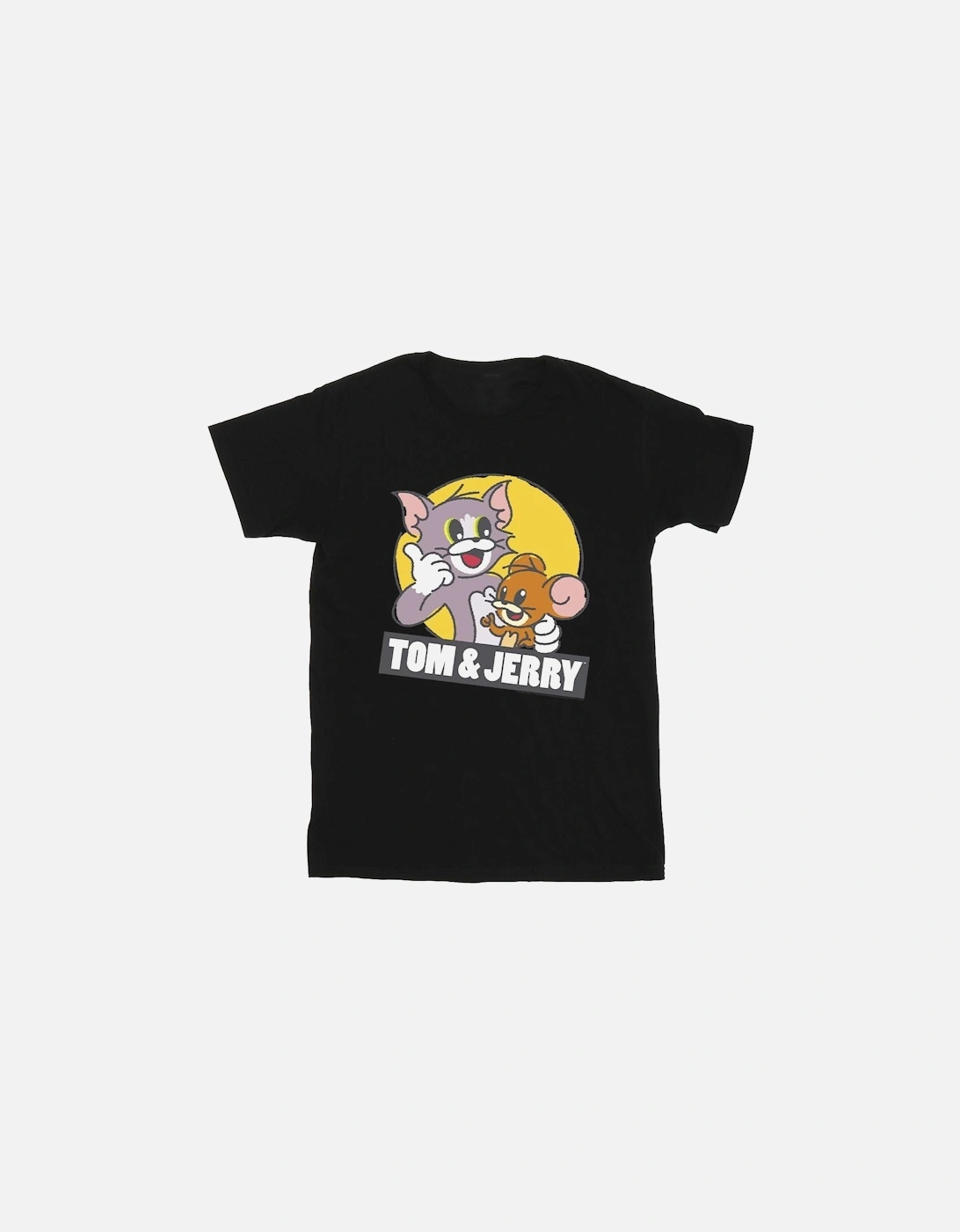 Tom And Jerry Mens Sketch Logo T-Shirt, 4 of 3