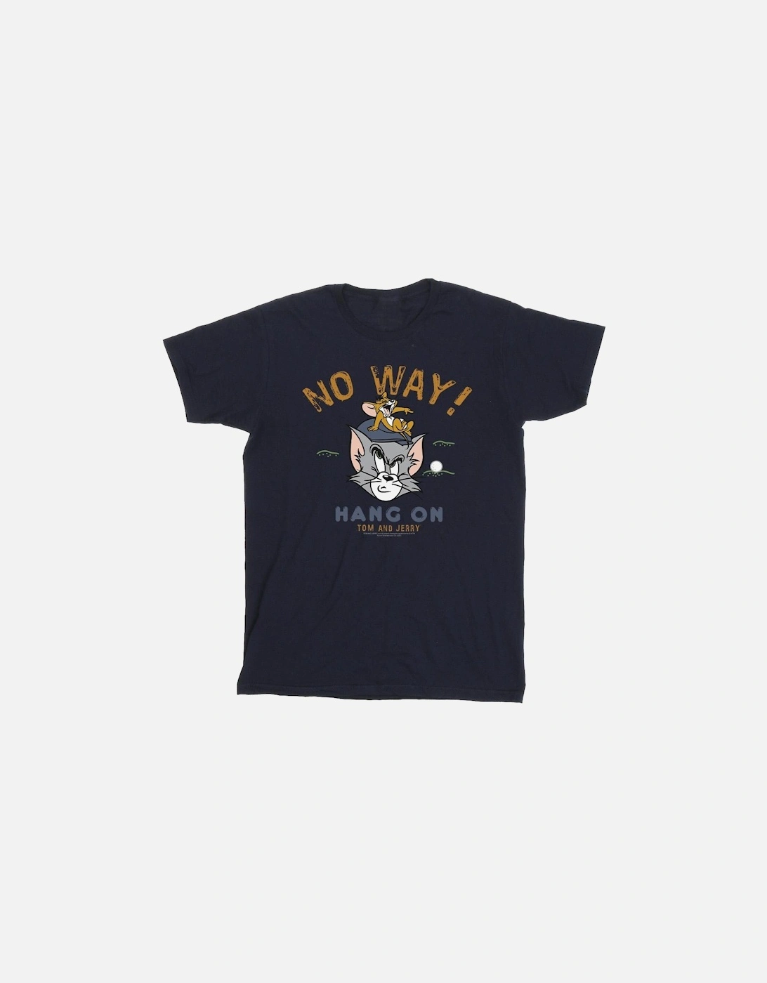 Tom And Jerry Mens Hang On Golf T-Shirt, 4 of 3