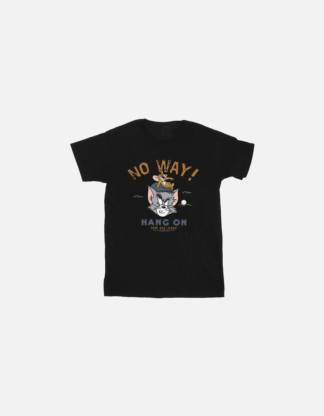 Tom And Jerry Mens Hang On Golf T-Shirt, 4 of 3