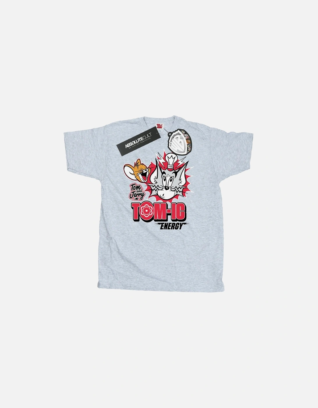 Tom And Jerry Mens Tomic Energy T-Shirt, 4 of 3