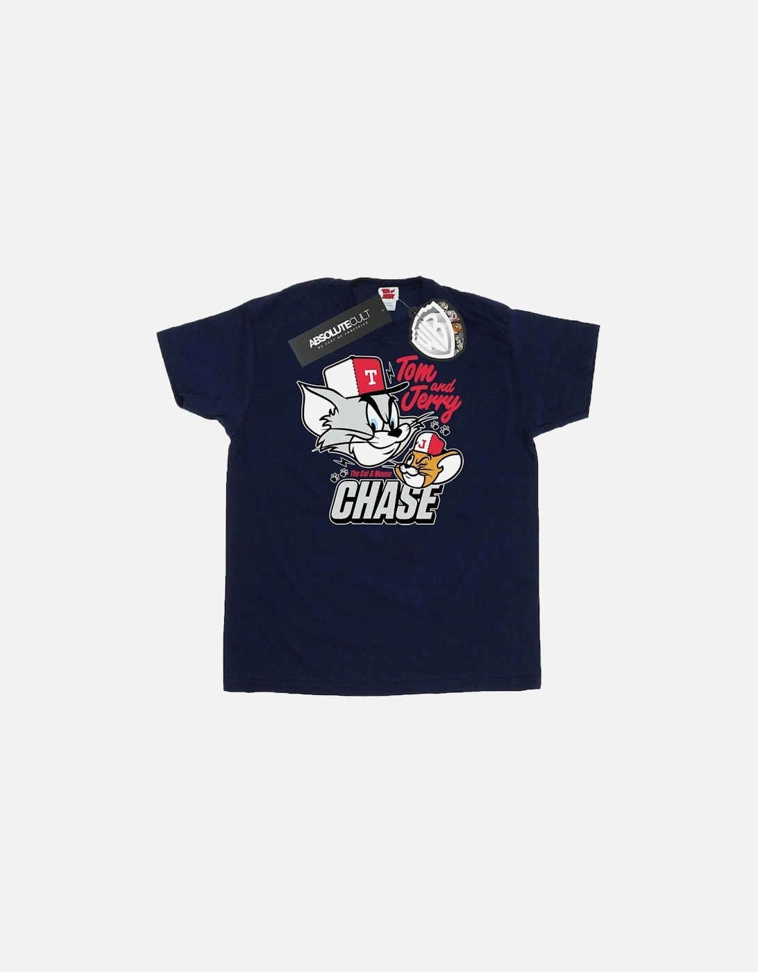 Tom And Jerry Mens Cat & Mouse Chase T-Shirt, 5 of 4