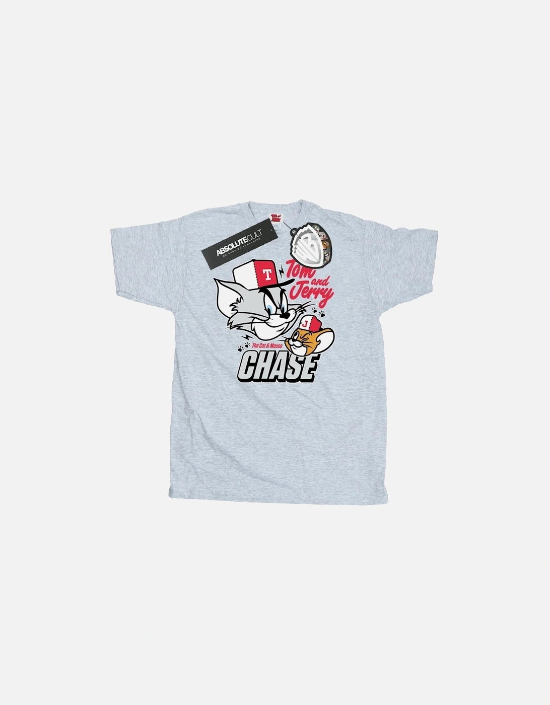 Tom And Jerry Mens Cat & Mouse Chase T-Shirt, 4 of 3