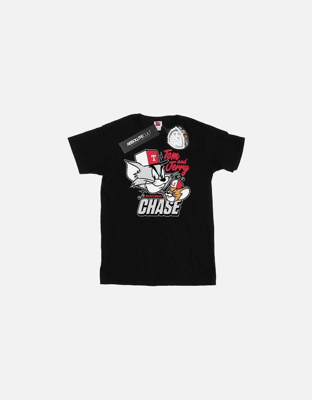 Tom And Jerry Mens Cat & Mouse Chase T-Shirt, 5 of 4
