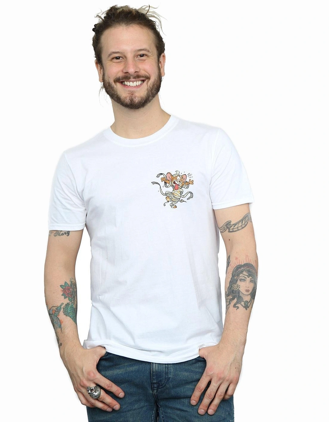 Tom And Jerry Mens Frankenstein Jerry T-Shirt