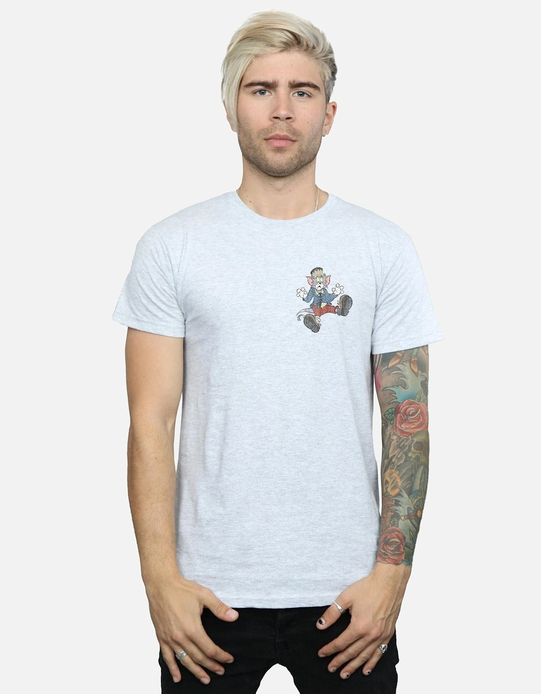 Tom And Jerry Mens Frankenstein Tom T-Shirt, 4 of 3