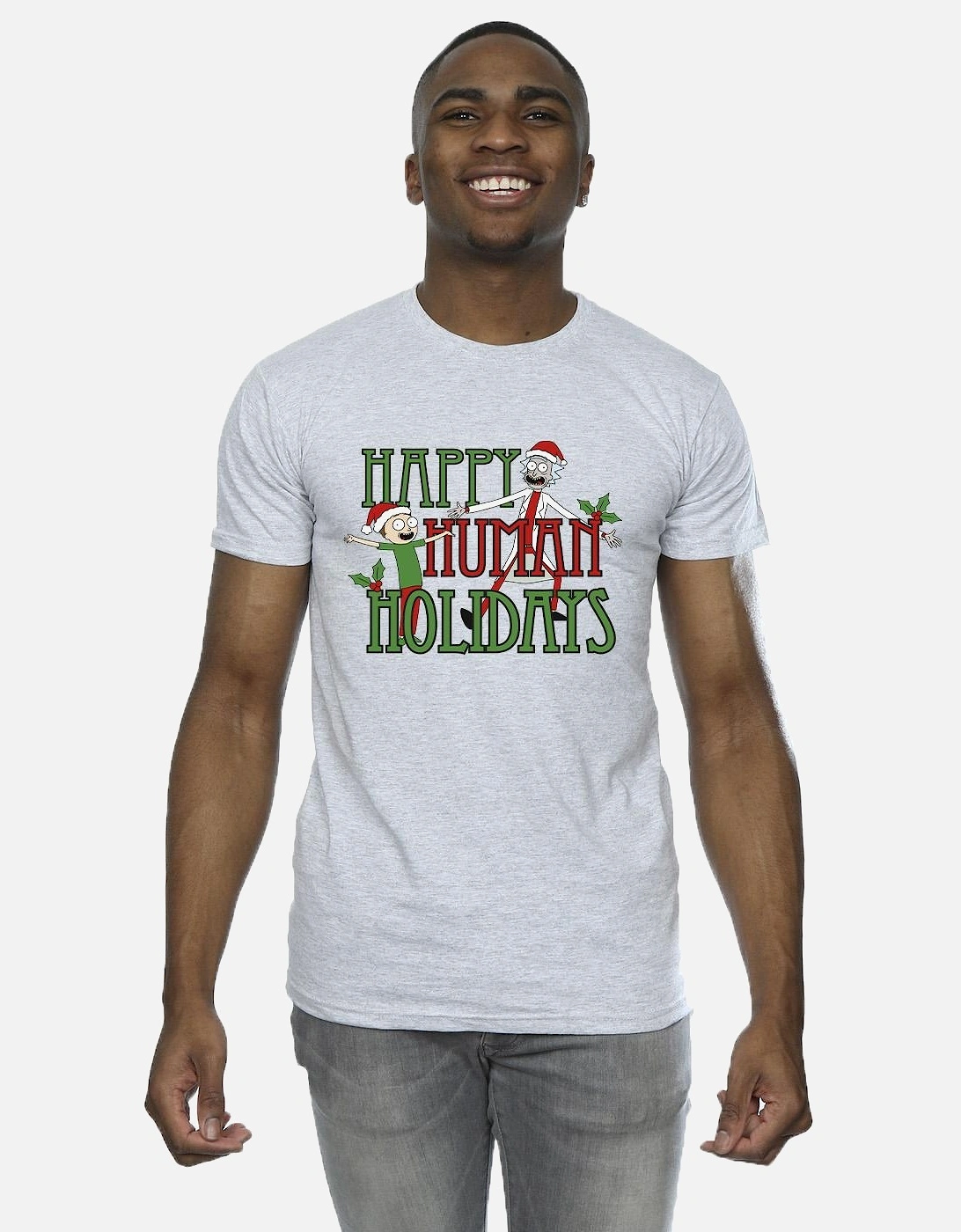 Mens Happy Human Holidays T-Shirt
