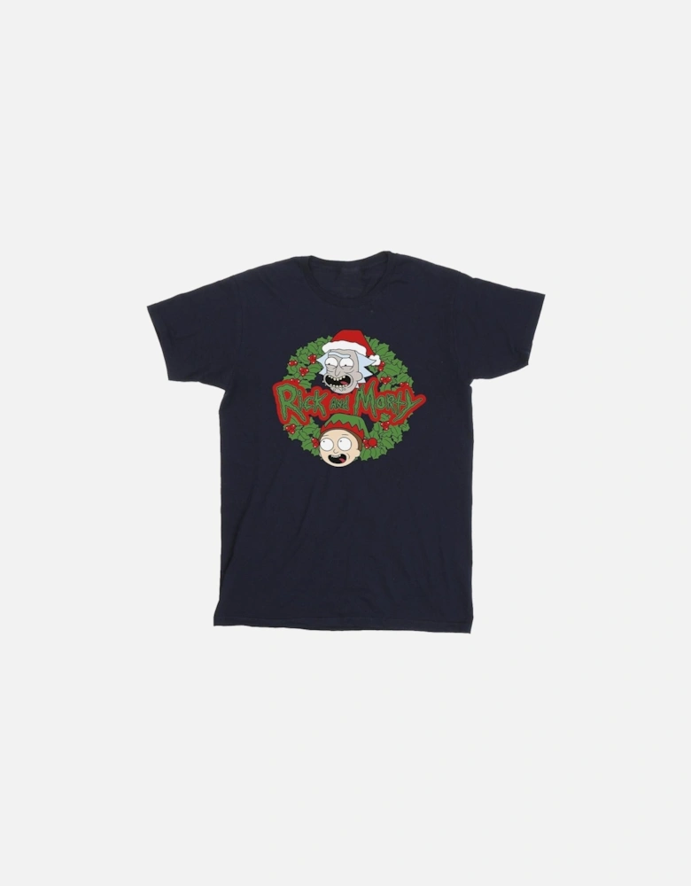 Mens Christmas Wreath T-Shirt