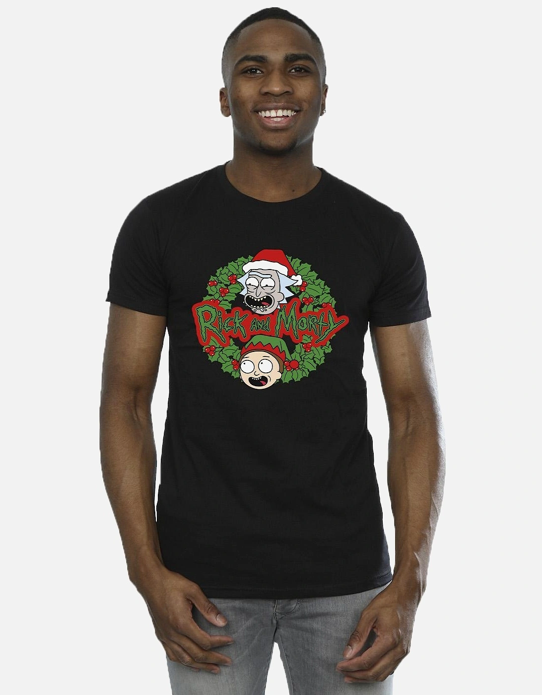 Mens Christmas Wreath T-Shirt