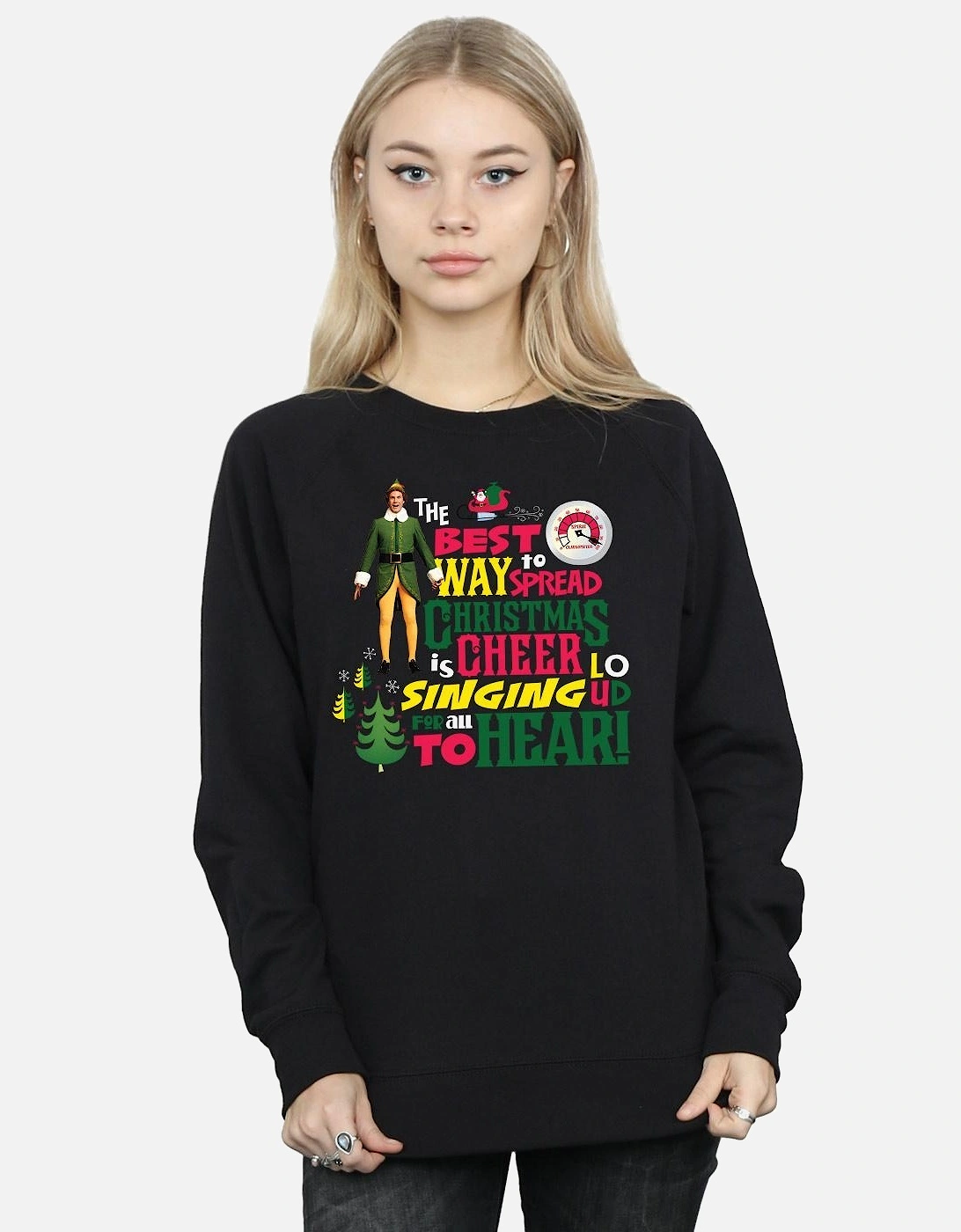 Womens/Ladies Christmas Cheer Sweatshirt