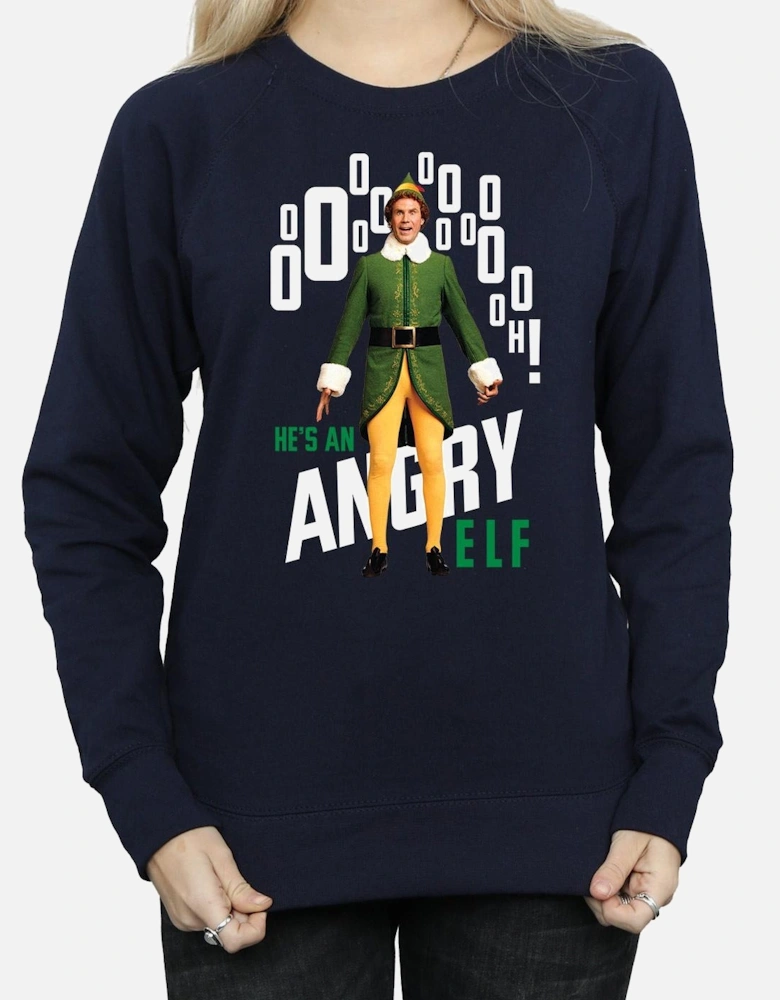 Womens/Ladies Angry Sweatshirt