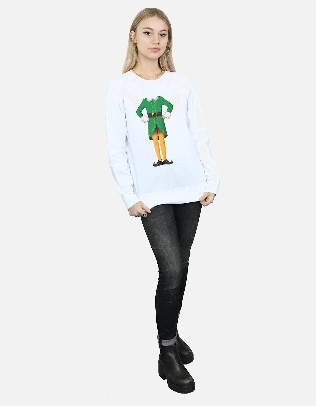 Womens/Ladies Buddy Costume Sweatshirt