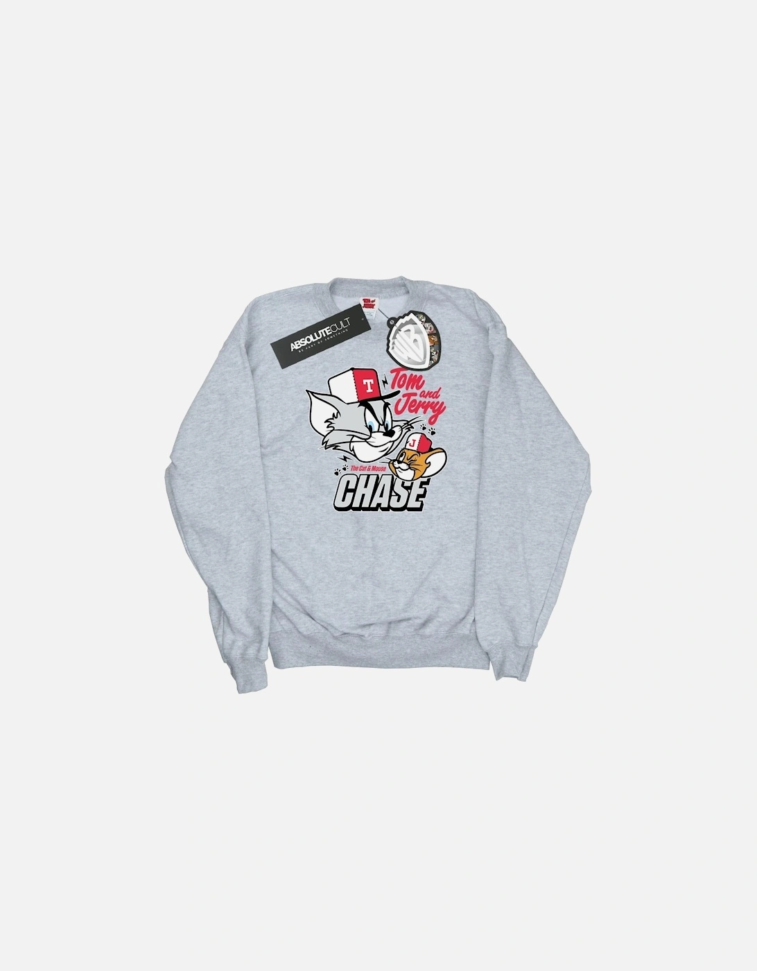 Tom And Jerry Womens/Ladies Cat & Mouse Chase Sweatshirt, 5 of 4