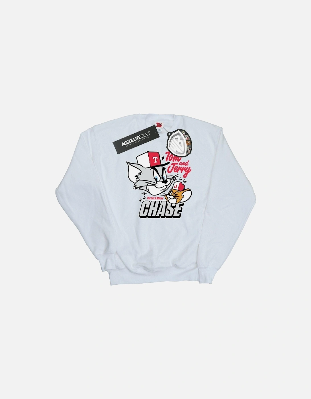 Tom And Jerry Womens/Ladies Cat & Mouse Chase Sweatshirt, 5 of 4